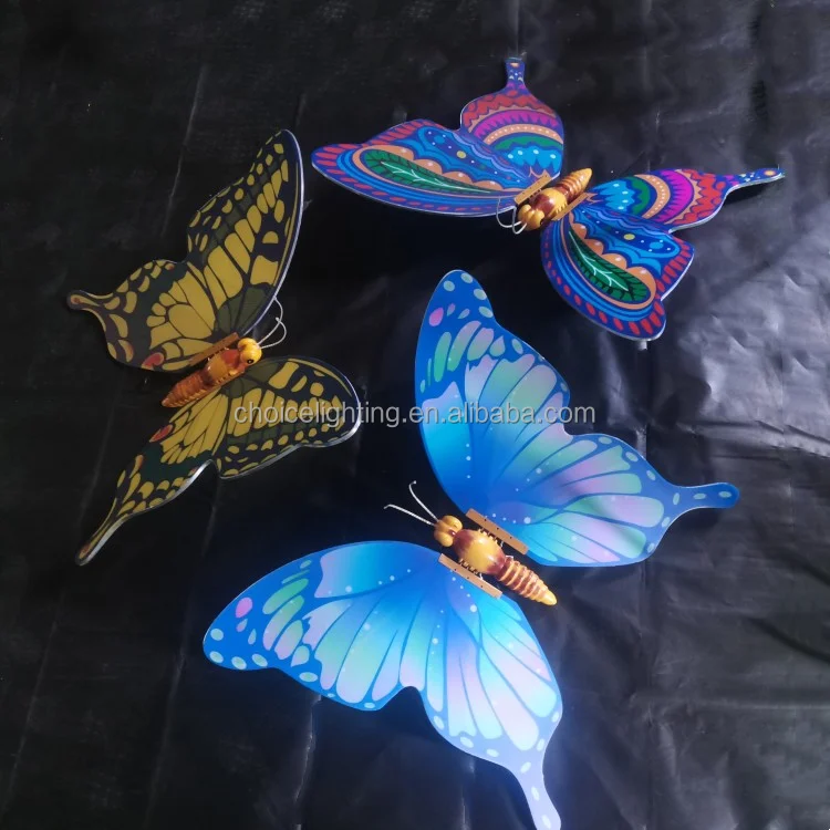Luci con motivo artificiale a farfalla a LED animate dal design 3D
