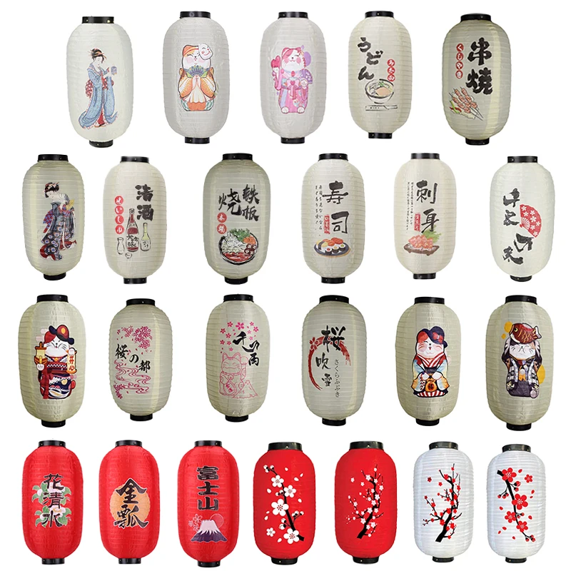 Faroles japoneses colgantes de papel, decoración artística para restaurantes de sushi, izakaya, bodas, bistrós, fiestas, decoraciones de 10 pulgadas