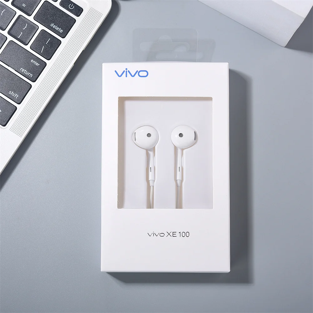 Original VIVO 3.5mm/USB Type C In Ear Earphone Wired Hifi Sport Headphones Noise Cancelling Earphones With Mic For S16 IQOO +Box