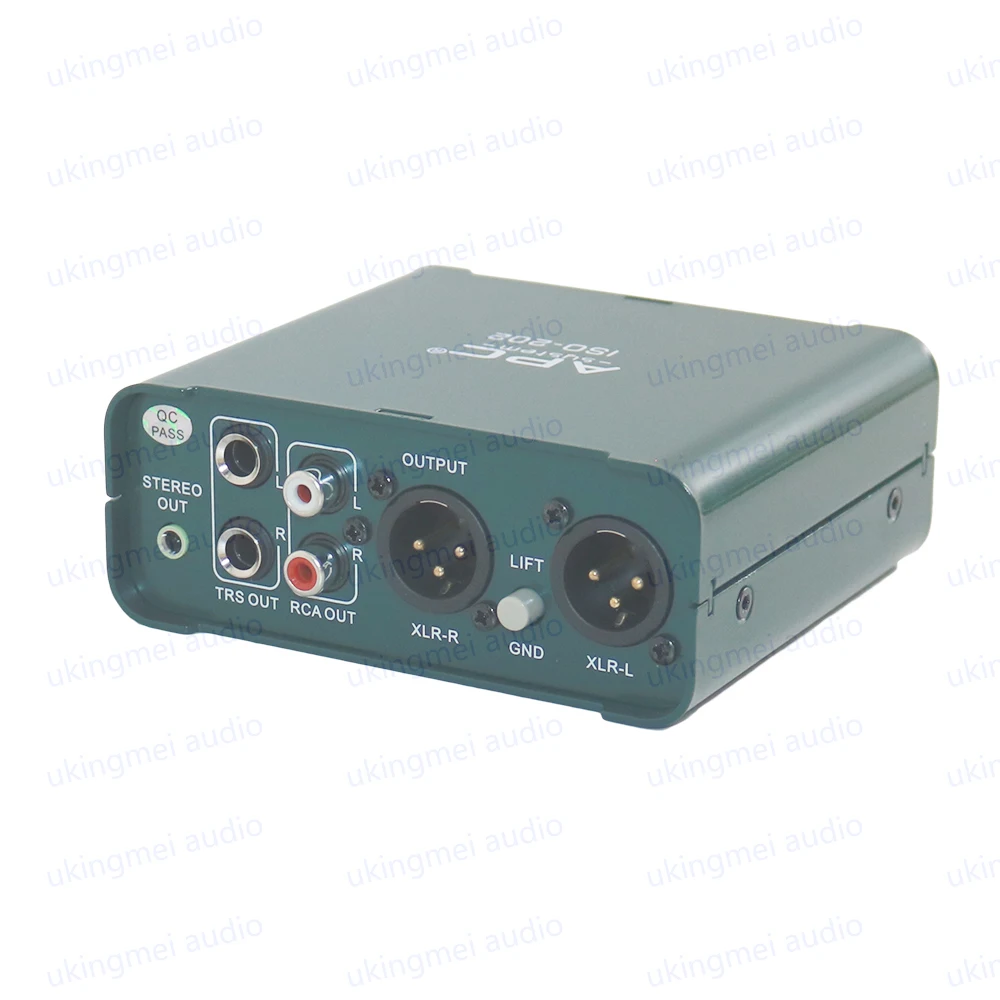 

Stereo Audio Noise Isolator Signal Filter Eliminates Mixer Noise with Multiple Interfaces Connected to Unbalanced and Balanced