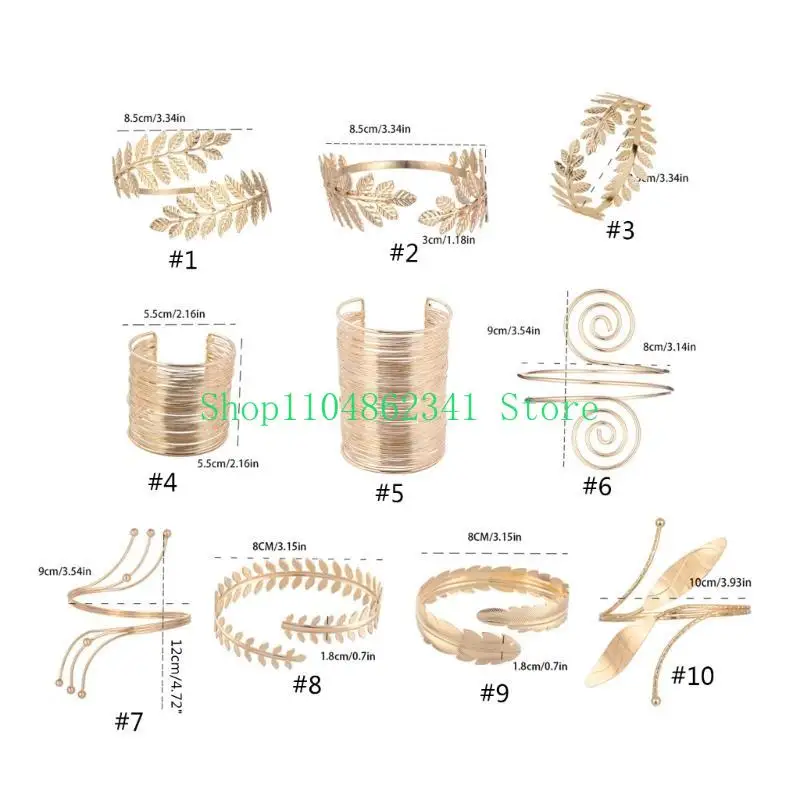 Cuộn dây 5asd trên tay vòng tay mở vòng tay vòng tay dành cho phụ nữ nữ thần Hy Lạp-filigree Boho-Armlet Bangle