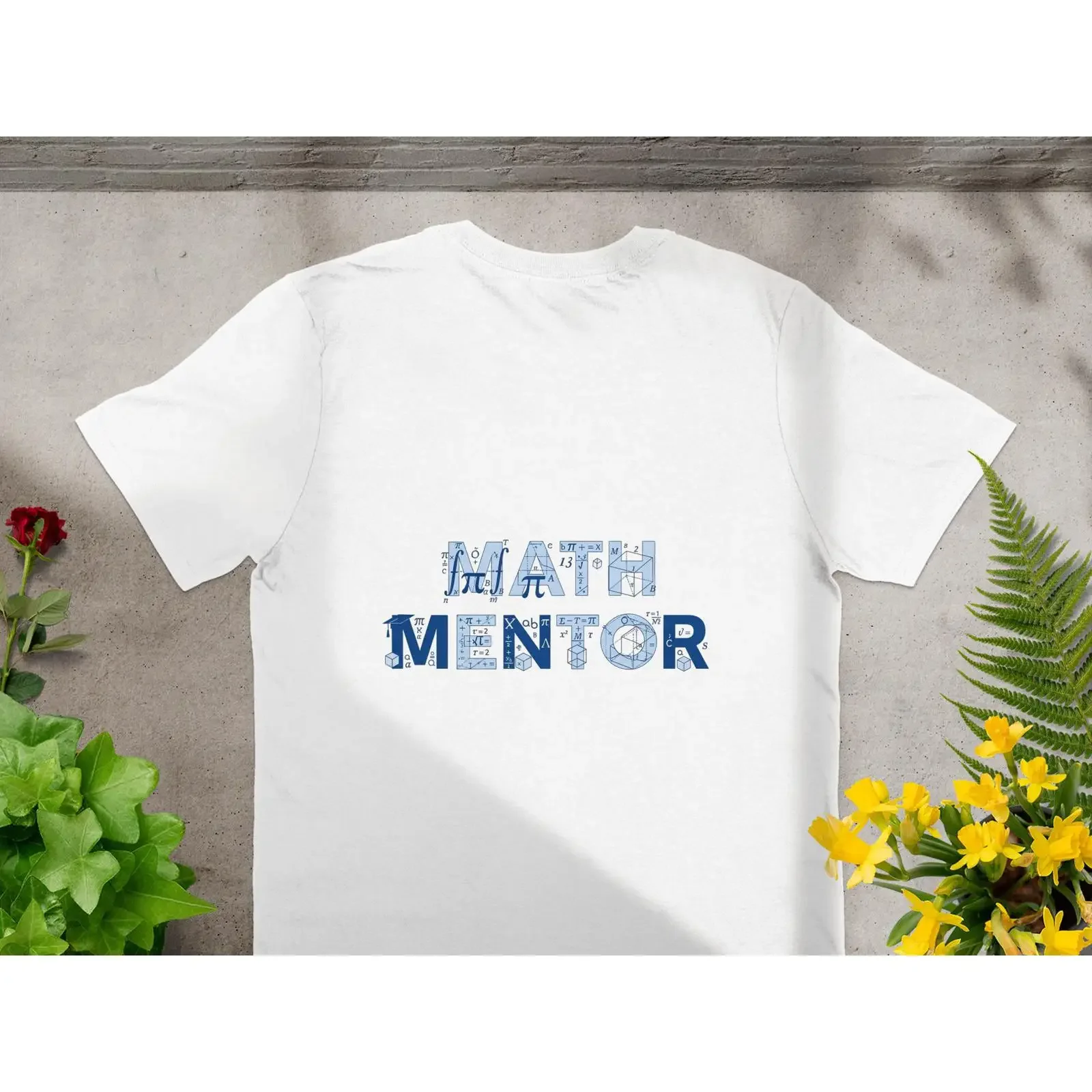 Camiseta Math Mentor para profesores de Calculo, Álgebra, Educación STEM, Matemáticas, Tutor, Nerd, Geek, Ropa Casual Vintage con Efecto Lavado Ligeramente