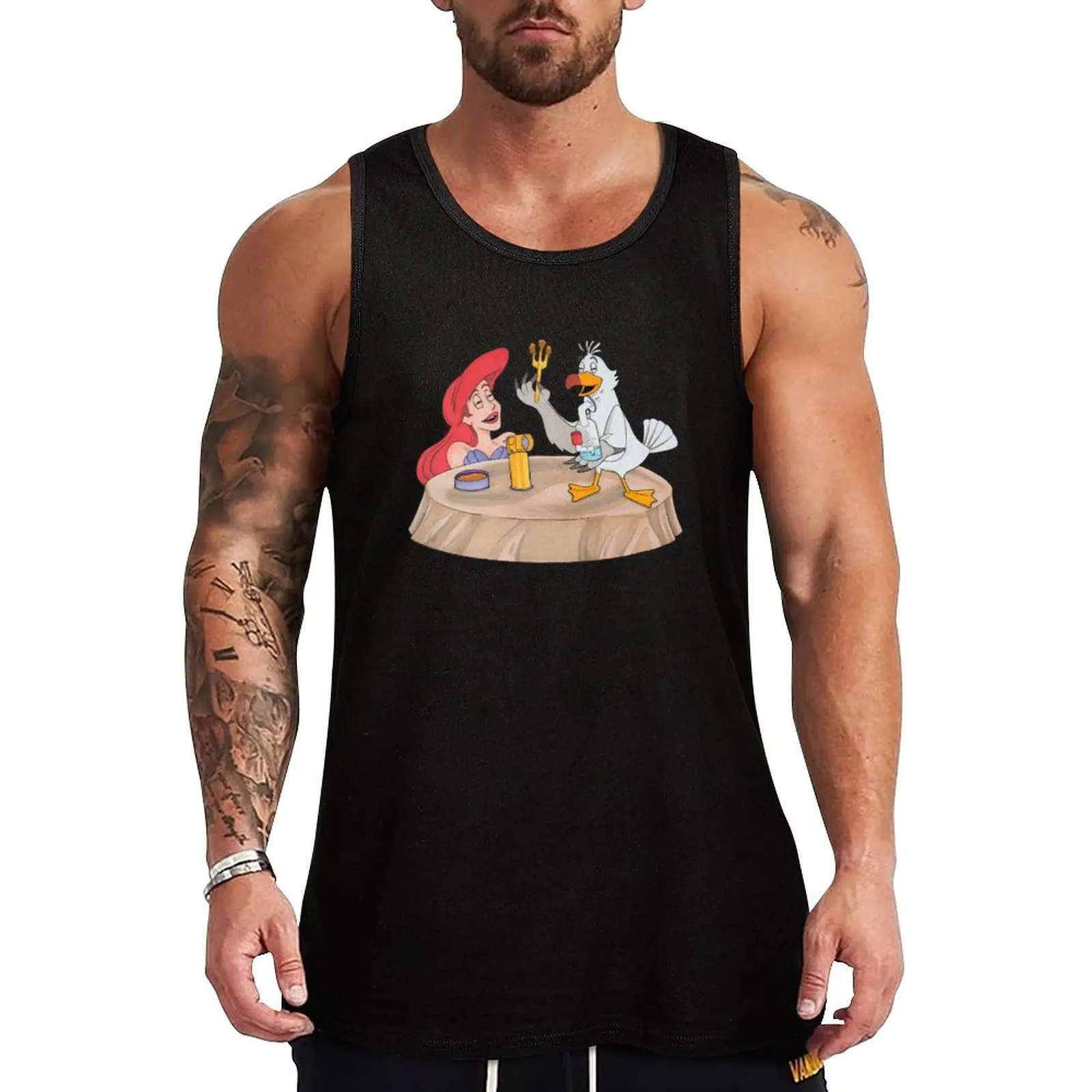

The Little Merrlmaid Tank Top Everyday Casual Tank Top Lightweight Loose Shirt