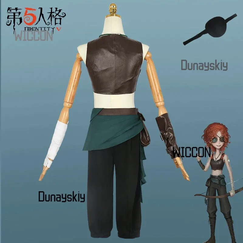 جديد الناجين Brynhildr Vilulf تأثيري لعبة الهوية الخامس آرتشر تأثيري حلي سترة السراويل حقيبة الزي الرسمي حفلة الزي للمرأة