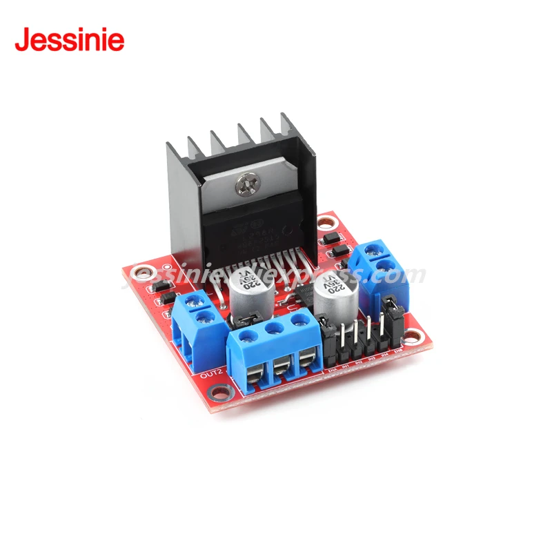 L298P L298 Motor Shield Stepper DC Motor Driver Board Expansion Module 2A Dual Full Bridge H-Bridge 2 Way for Arduino R3 L298N