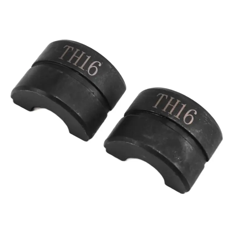 A50U 2Pcs Hydraulic Pipe Crimping Dies, 16mm TH Pipe Dies for Pex Fittings for Copper Fittings
