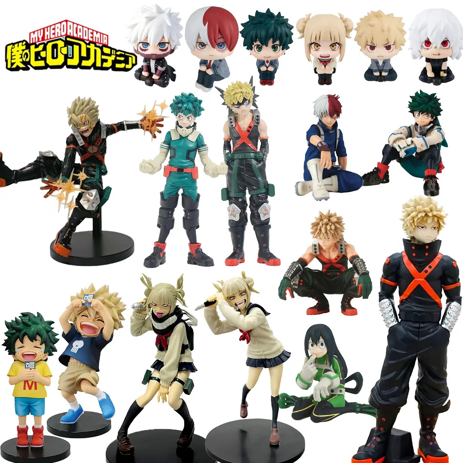 Figurine de dessin animé My Hero Academia, Figurine Age of Heroes, Collection PVC, décoration de bureau, modèle de jouets, cadeaux pour enfants, nouvelle collection