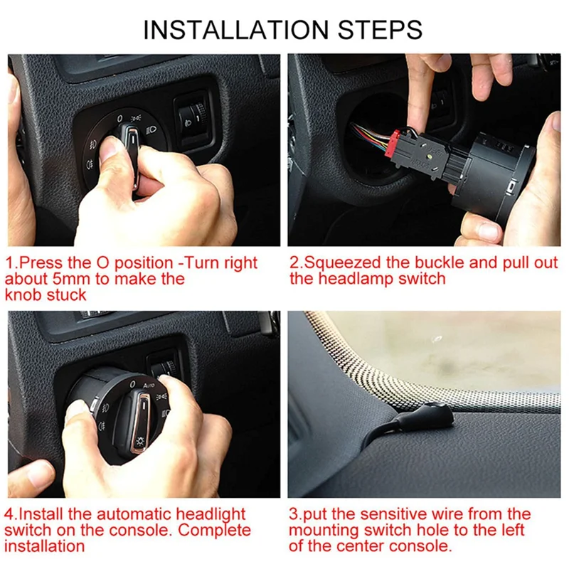 

Premium 1C094131 Headlight Switch Light Sensor Auto Headlight Lamp Control Switch Light Sensor Module Fit For MK4