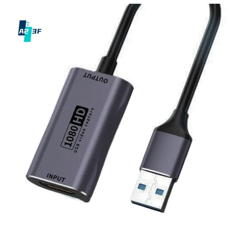 Placa de captura de vídeo A23F-USB 3.0-gravação de grabber de fluxo de jogo compatível para interruptor de câmera ps4 ps5 placa de vídeo