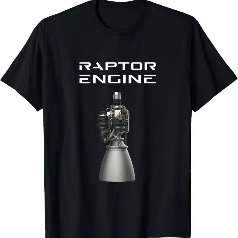 Raptor Engine Blueprint For Space Enthusiasts T Shirt