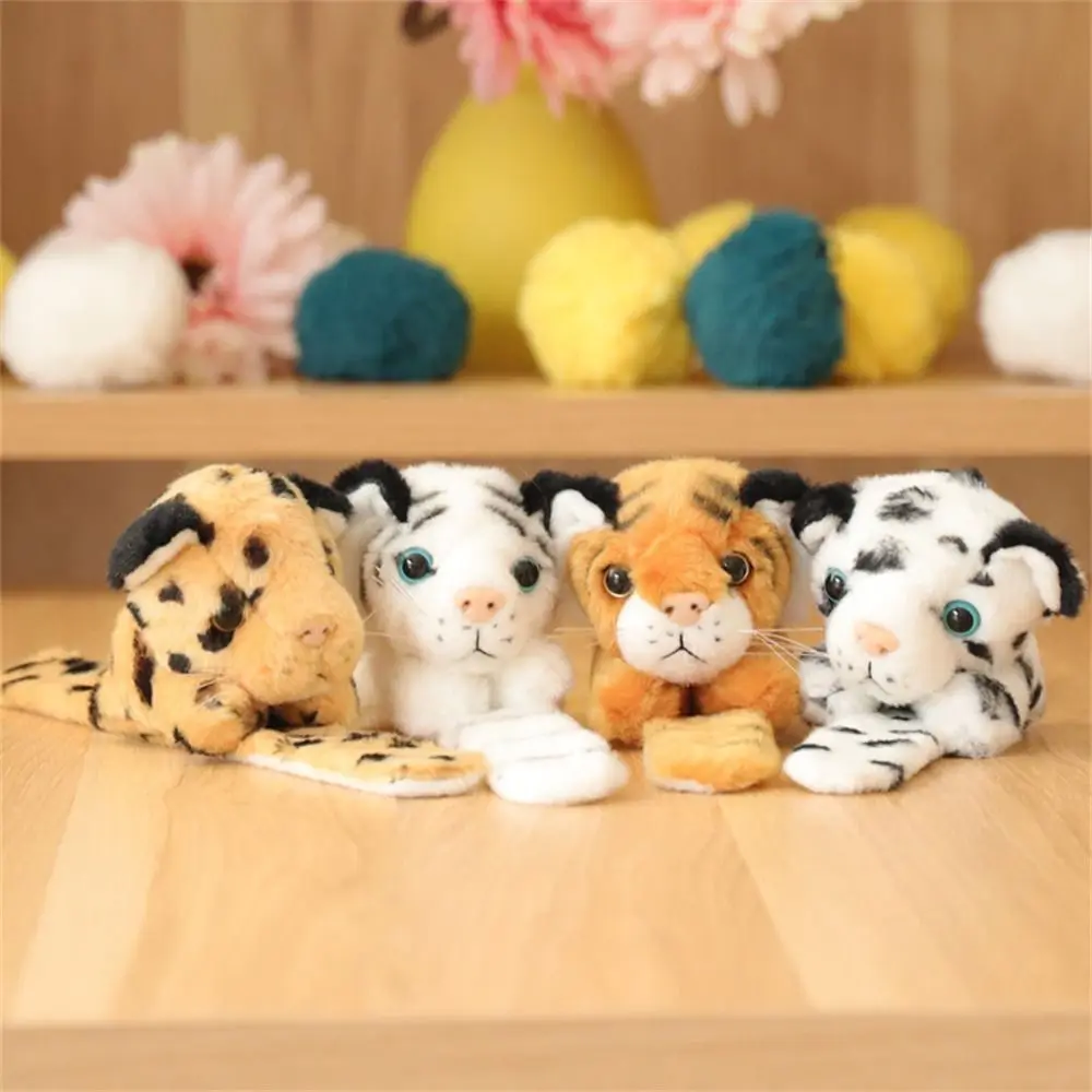 Jungle Animal Stuffed Animal Wristband Clap Circle Panda Tiger Cartoon Slap Bracelet Plush Toy Comfortable Party Supplies