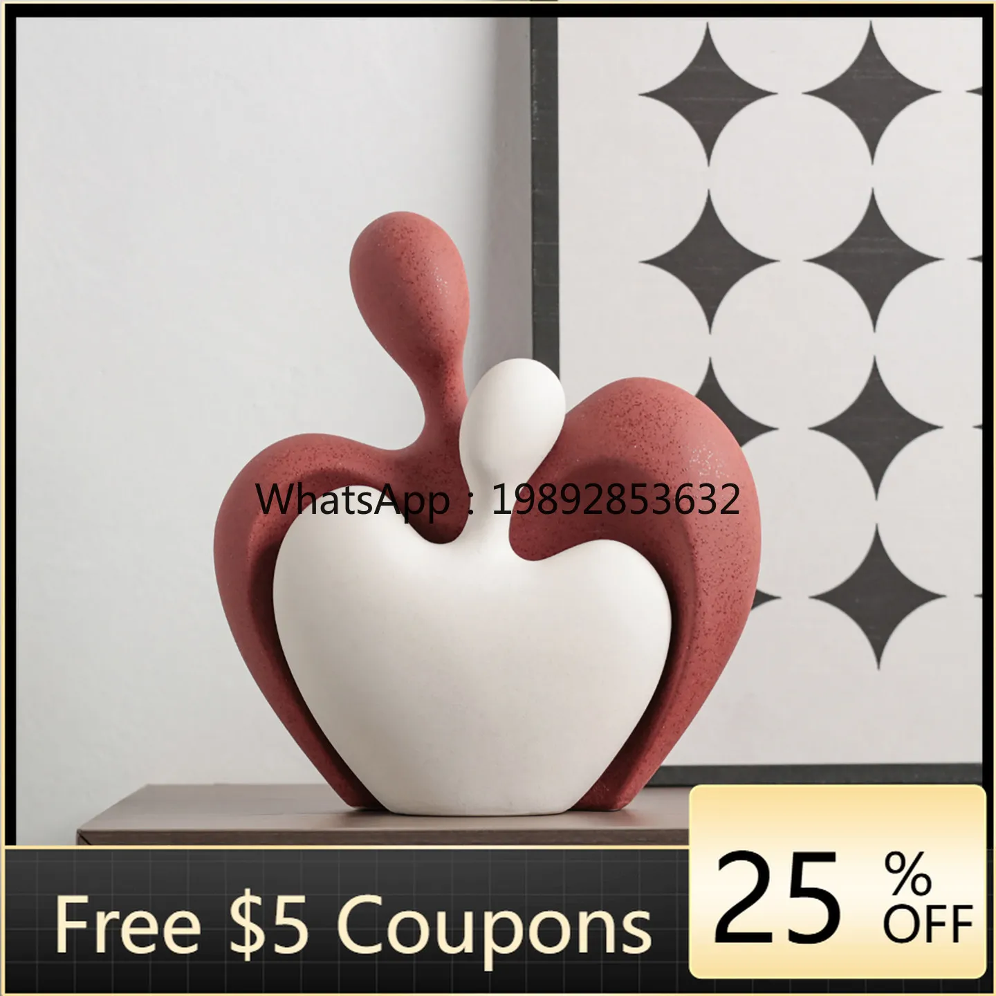 

Art ornament high-end niche wabi-sabi wind home living room light luxury wine cabinet TV cabinet decoration