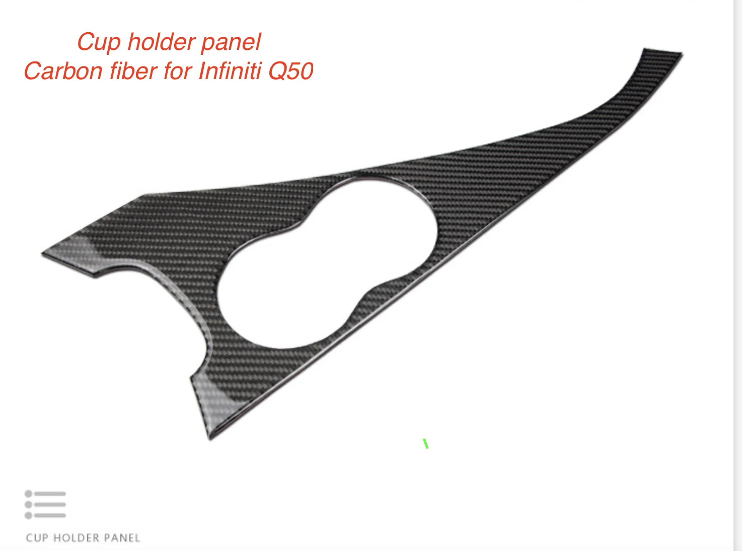 MRD Fit for Infiniti Q50 Q60 Real Carbon Fiber Interior Trim Parts Regular Carbon Fiber Honeycomb 11PCS