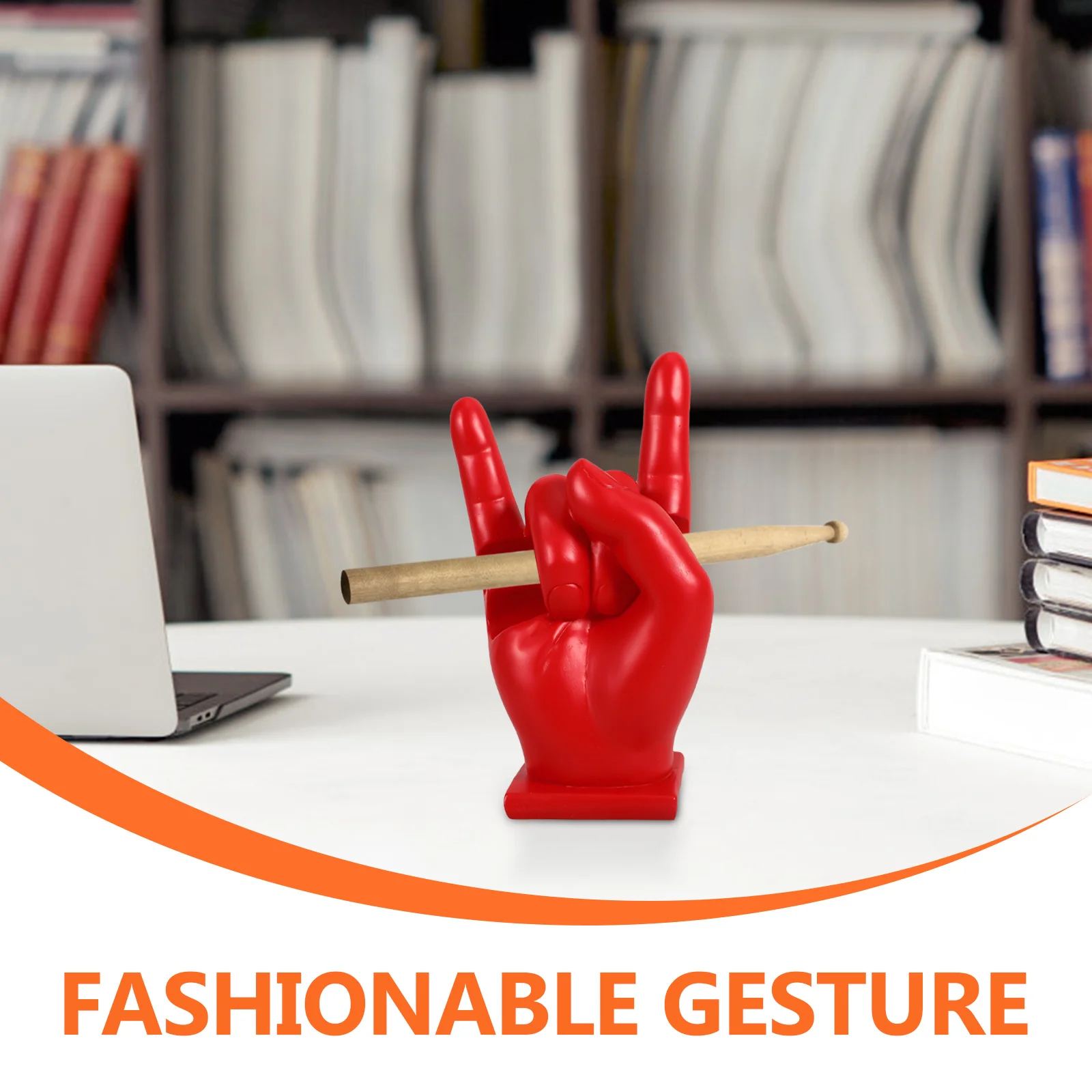 

Hand Shaped Drumstick Holder Sturdy Lightweight Display Stand Wear Resistant Fine Craftsmanship for Drum Mallet Bracket Rock