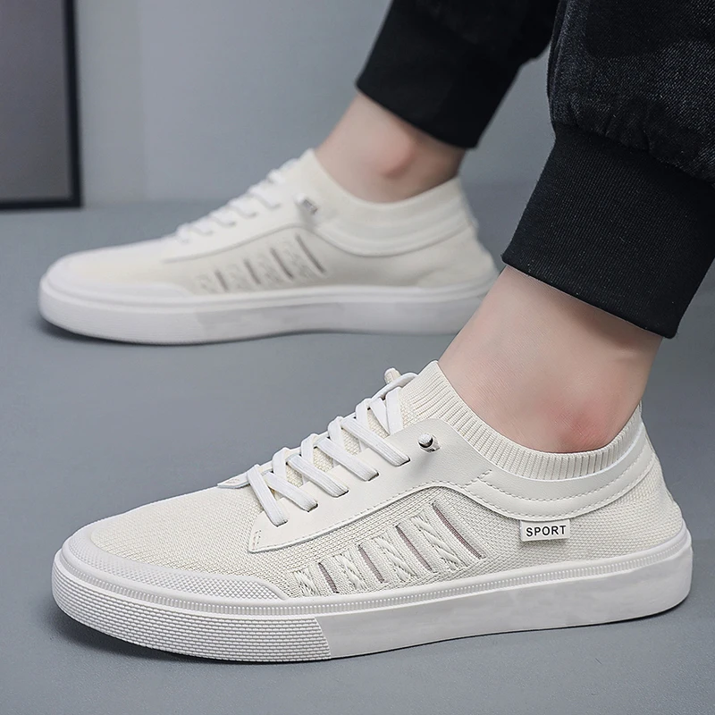 

2025 Viral Men's Fashion Sneakers - Chunky Sole Hong Kong Style Height Boost Breathable Comfortable Daily Commute