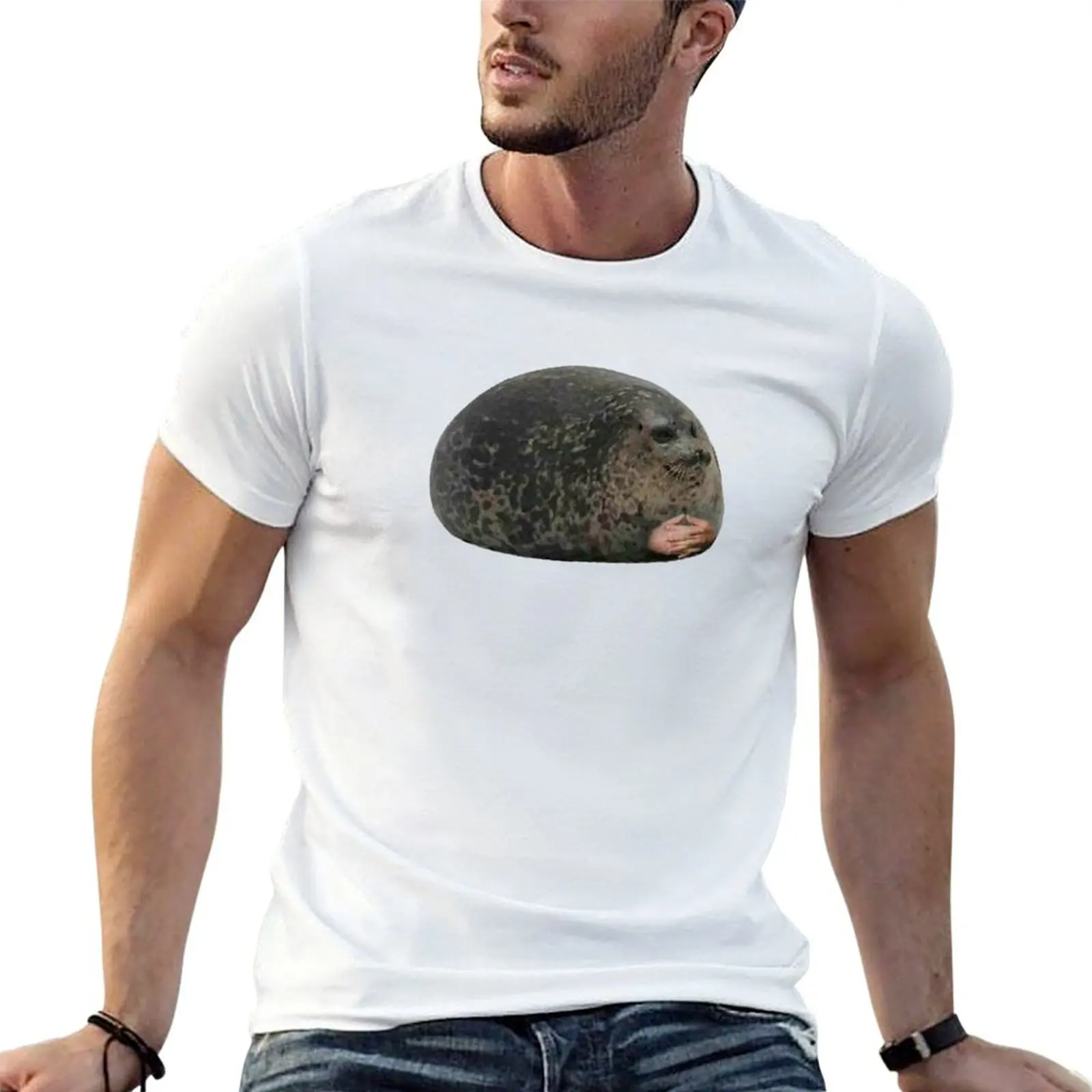 

t Seal Meme anime shirt Fat T-Shirt tshirt man graphic Chonky