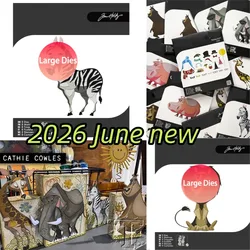 2026 new giraffe animal Cutting Dies New Arrival 2023 DIY Molds Scrapbooking Paper Making Crafts Template Handmade
