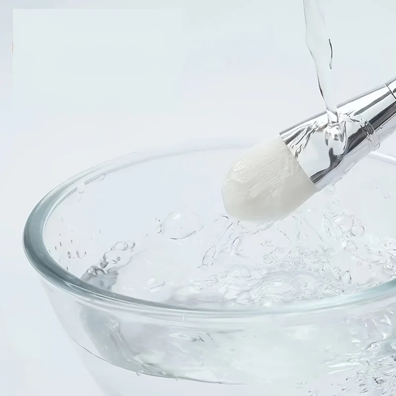 Pincel de maquillaje y máscara de doble punta, aplicador facial profesional para aplicación y herramienta de limpieza de mascarillas de arcilla