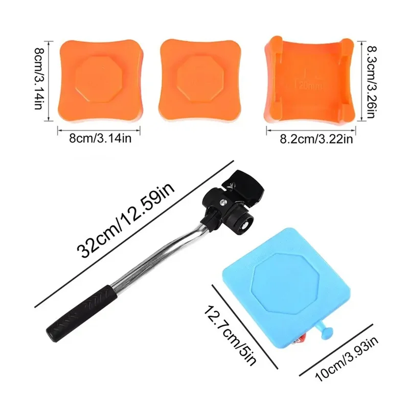 ABLQ 8 шт. тяжелый механизм, вращающийся домашний инструмент с колесом, подвижный артефакт, мебель, тележка, долли, несущая способность 500 кг, прочный