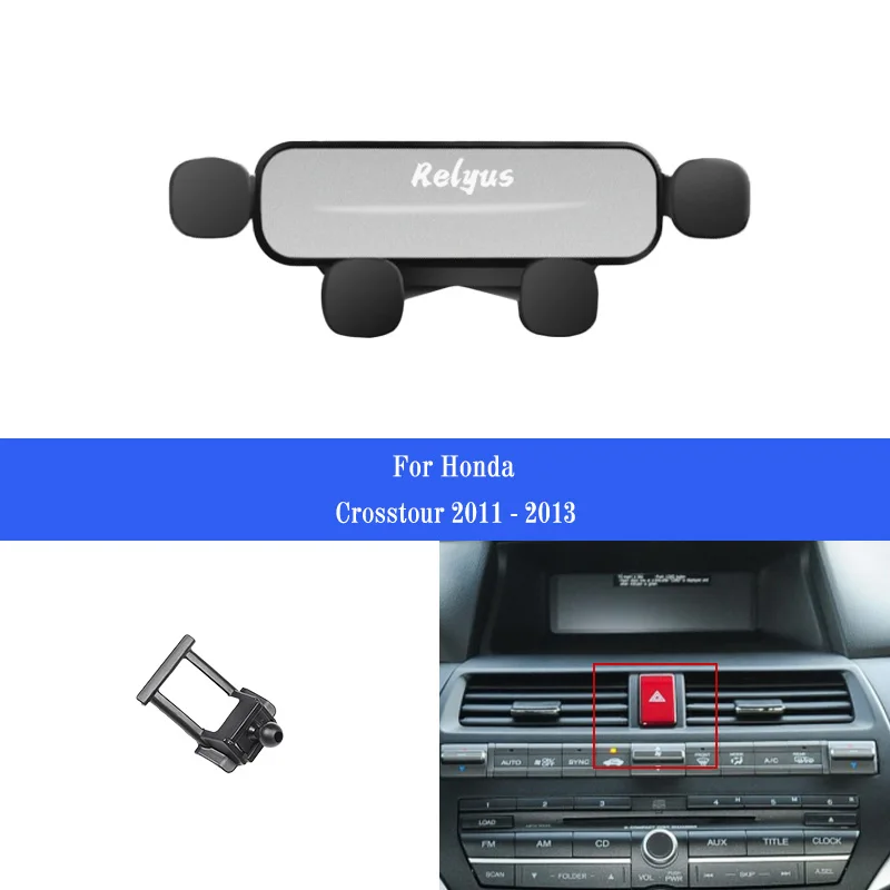 

Car Mobile Phone Holder Smartphone Air Vent Mounts Holder Gps Stand Bracket for Honda Crosstour 2011-2013 Auto Accessories