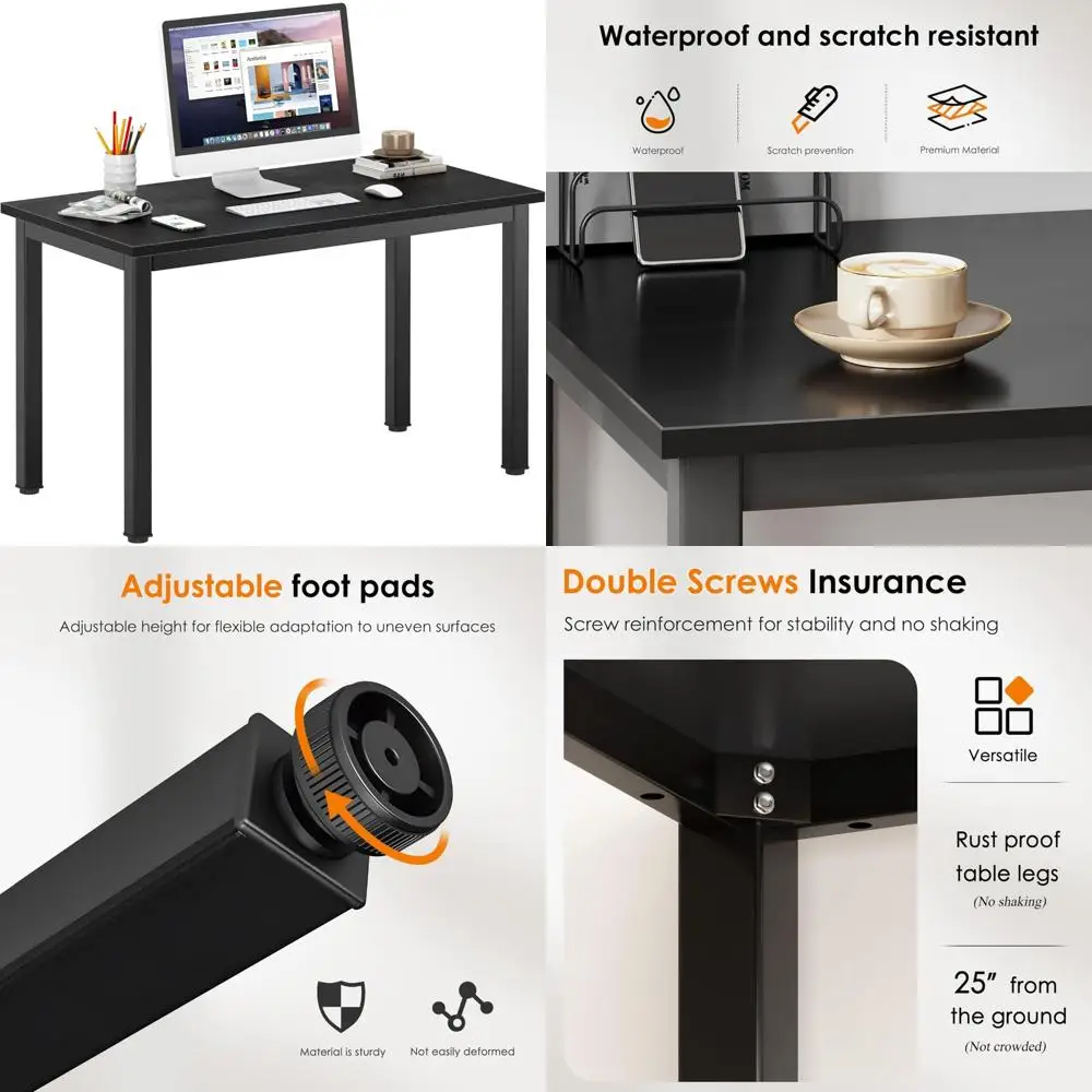 

Компактный компьютерный стол 39 для домашнего офиса, письменный стол для идеальной активности для небольших помещений, учебный стол для студенческого ноутбука