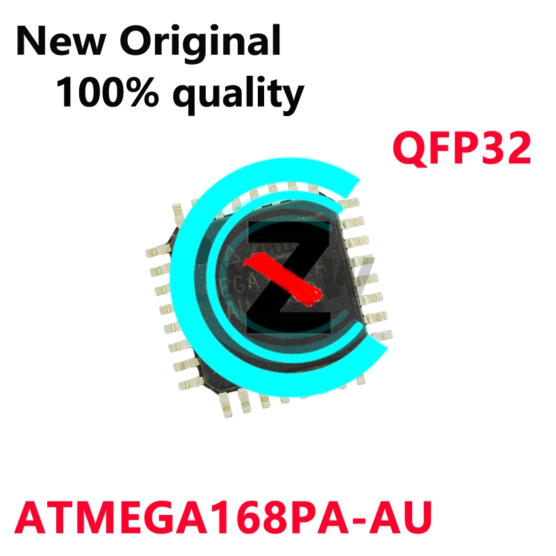 5-10/PCS New Original ATMEGA168PA-AU ATMEGA168PA AU MEGA168PA QFP32 8-bit microcontroller 16K flash AVR In Stock