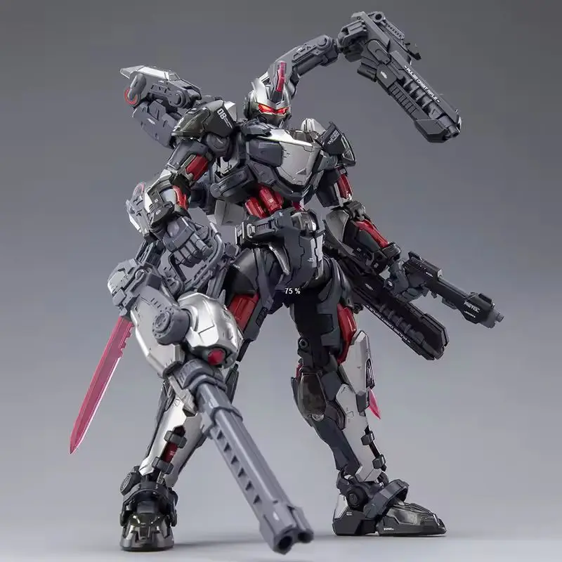 He Mo Xian Nbd-009 1/100 Lone Shadow Assembly Action Figure With Led Robot Plastic Model Pvc Statue Collectible Toy Gift