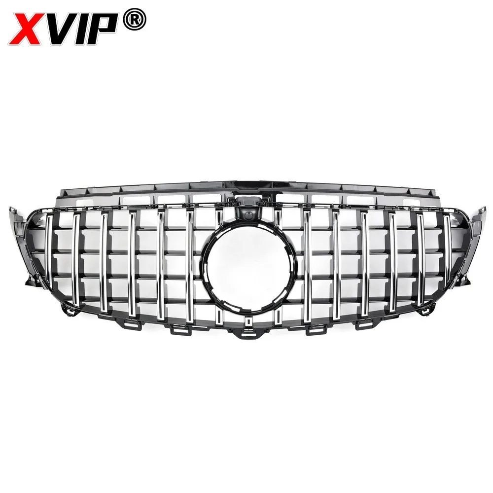 XVIP For W213 2017-20 E200 E250 E300 E350 E400 E450 E43 Black Silver Front Bumper Grille For 2138880123 2138880223 213888012364