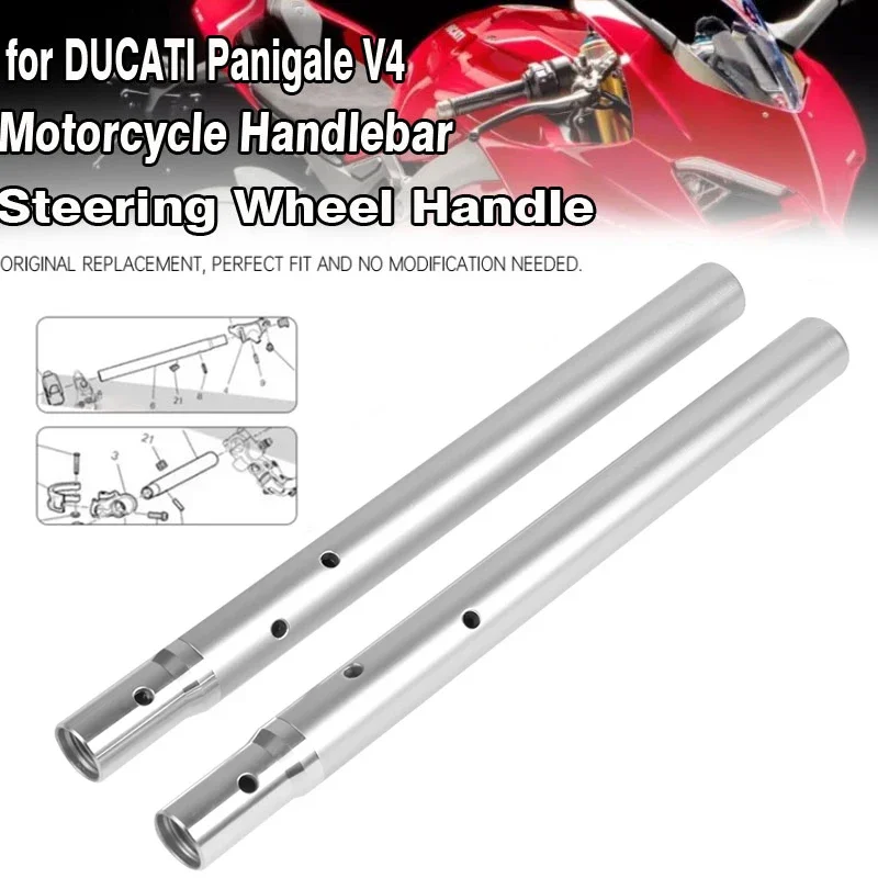 Motorcycle Handlebar For DUCATI Panigale V4/S 2018-2022 V4 V4S V4R Superbike Steering Wheel Handle BarAccessories Hand Grip