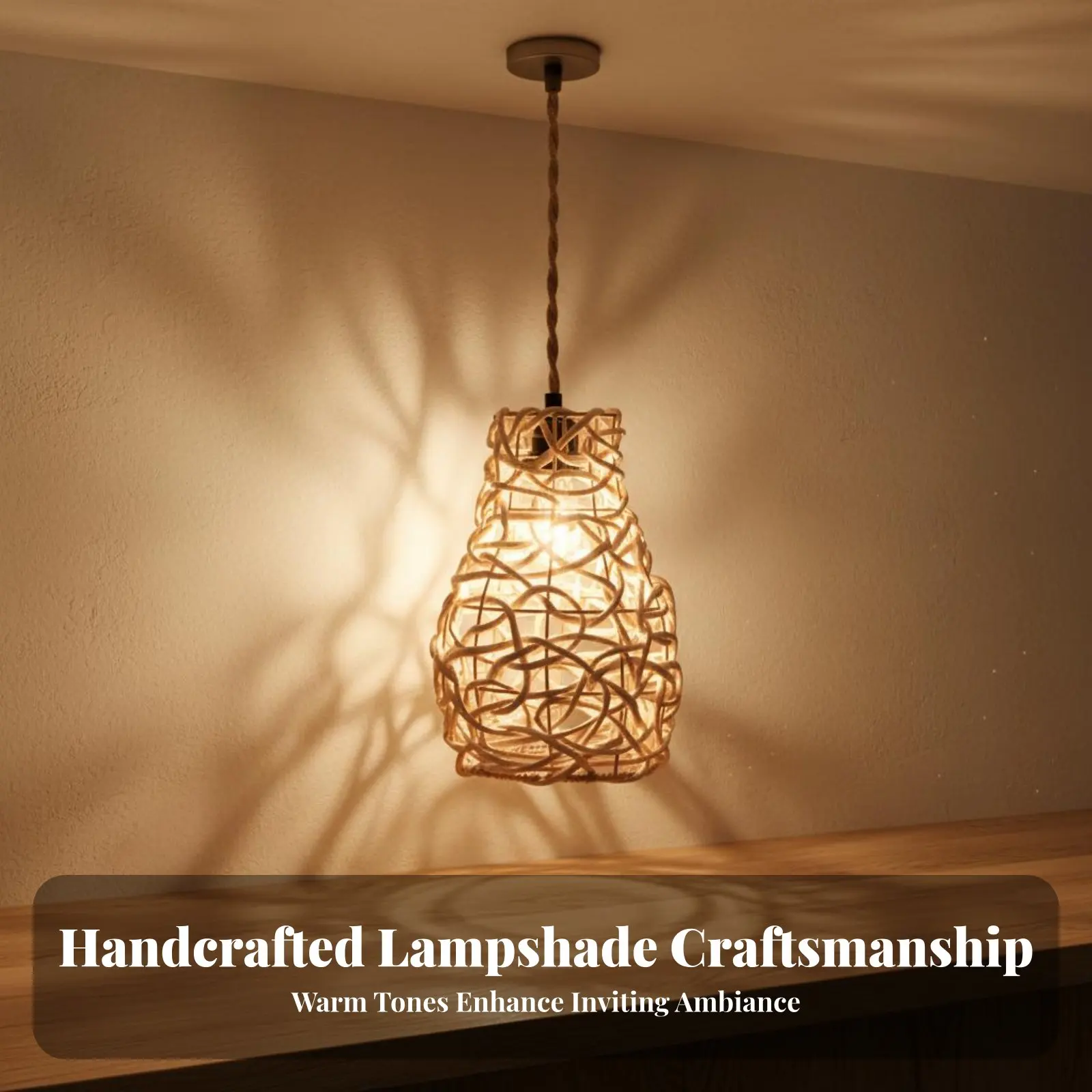 

Плетеный абажур из бумажной веревки, натуральный материал, ручная работа, для потолочного светильника, дизайн из ротанга, подвесной светильник, в деревенском стиле, для интерьера