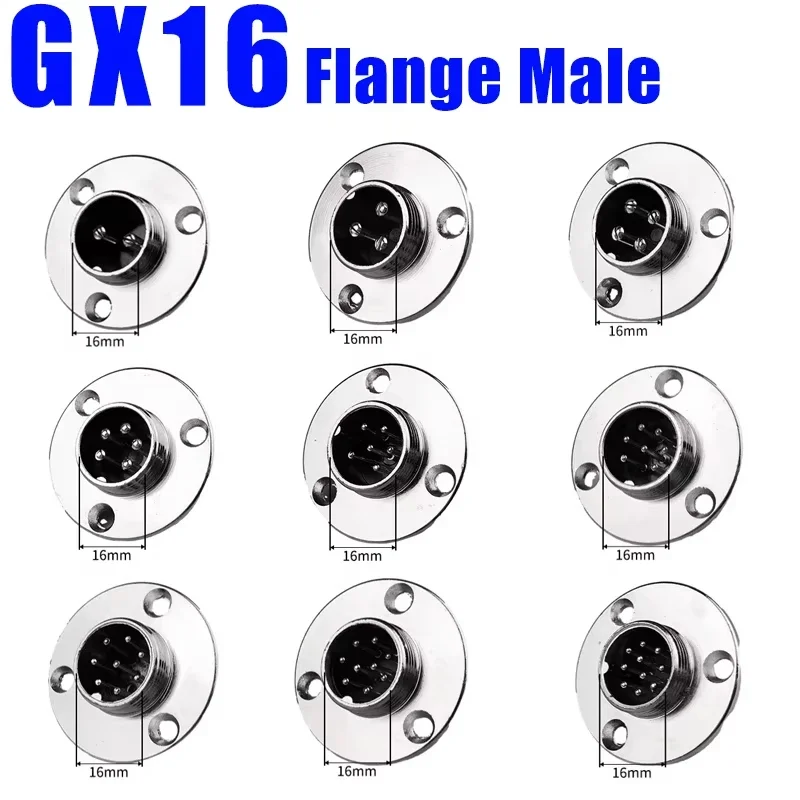 5 Stück GX12 GX16 GX20 2 3 4 5 6 7 8 9 10 12 14 15 Pin Docking Aviation Steckdose Rundsteckverbinder
