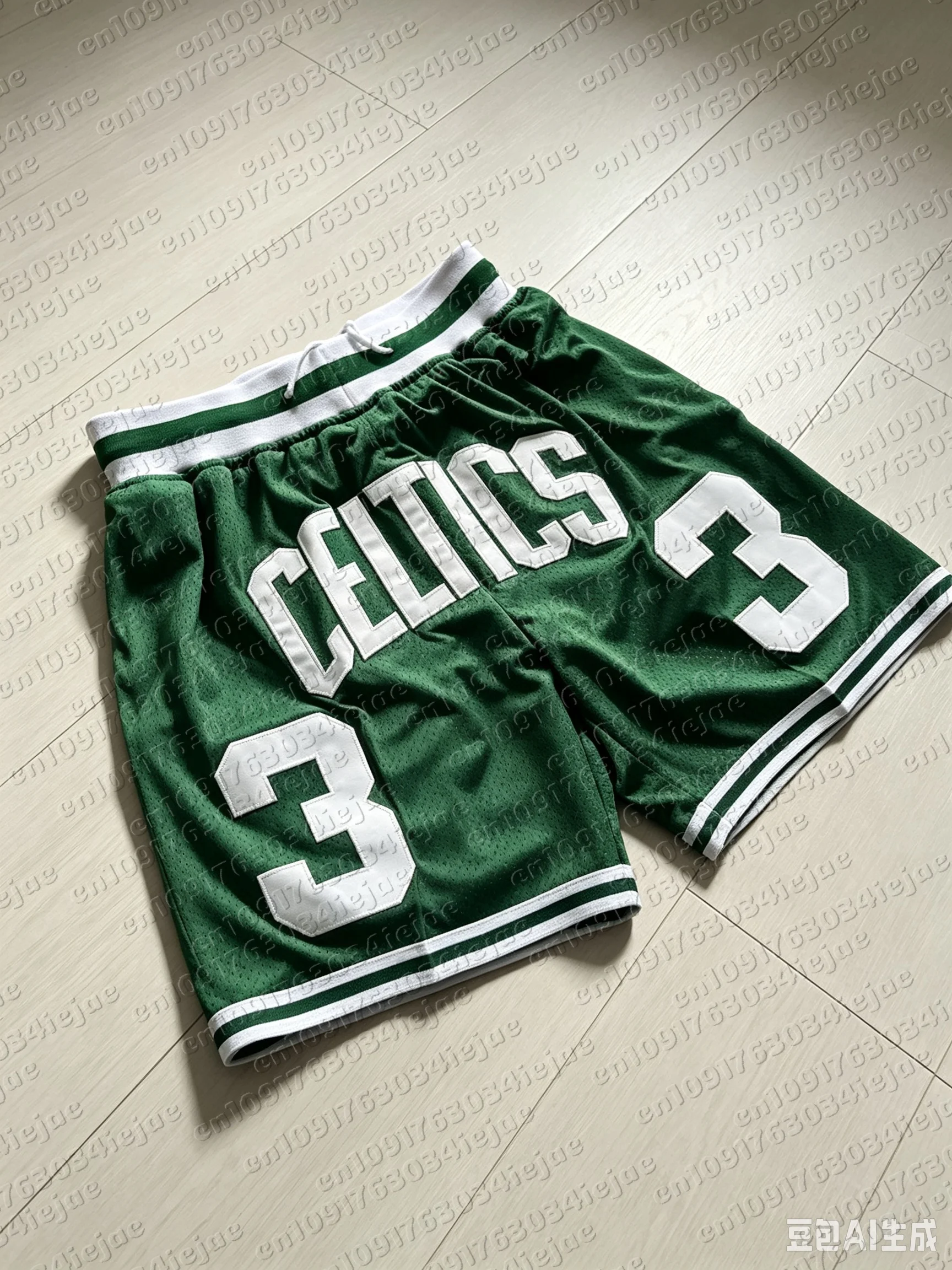 Basketball-Sportshorts im amerikanischen Stil, lockere, atmungsaktive Mesh-Shorts mit Stickerei für Herren und Kinder, lässige Streetwear-Laufhose – Detail 5