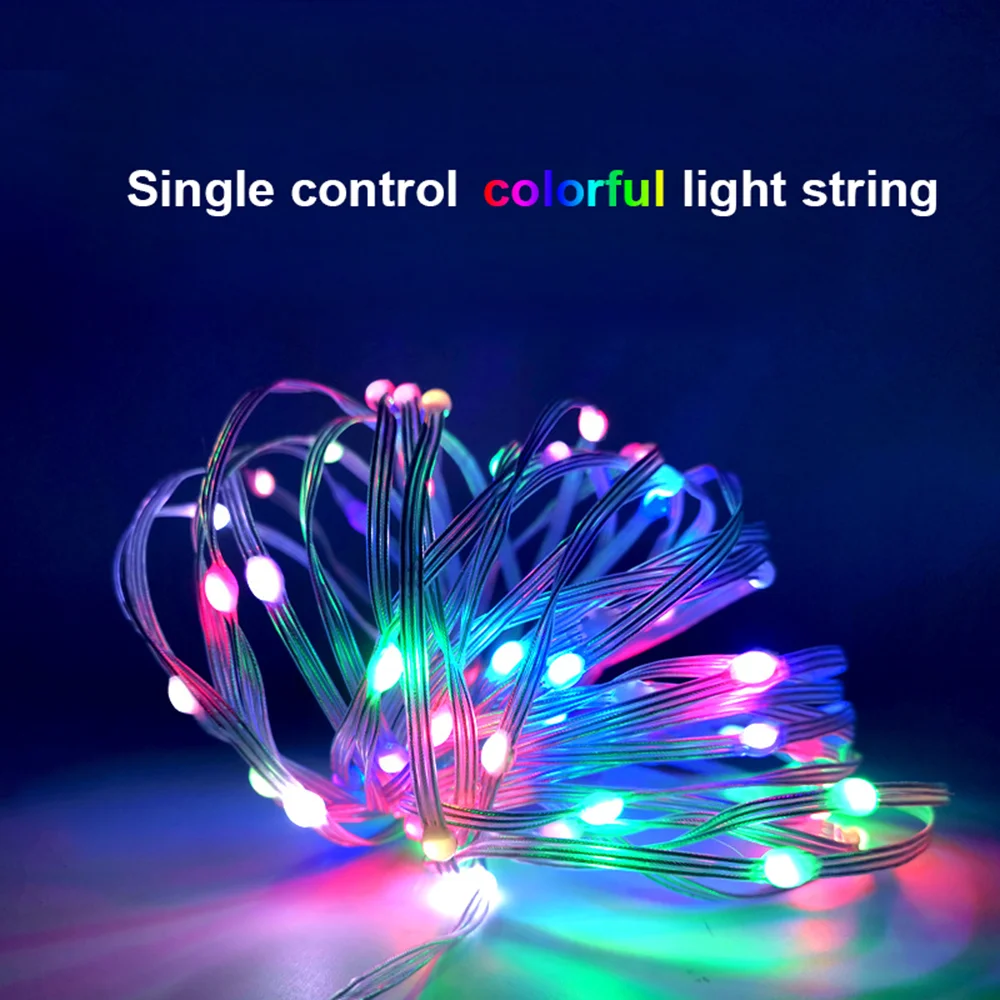 Smart Home APP Wifi 10M 100LEDS Full Color Alexa Assistant USB Power Supply Any Customized Light Color and Pattern Light String