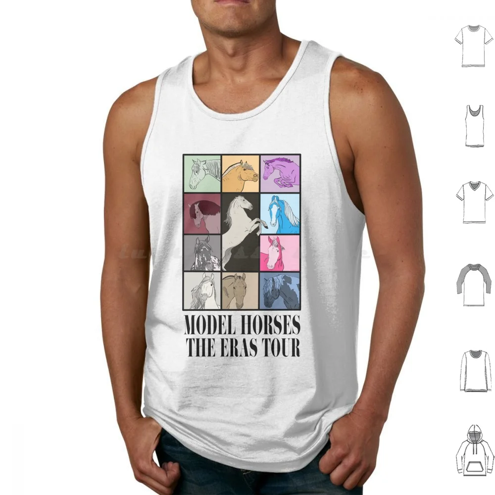 Model Horses The Eras Tour Tank Tops Print Cotton Model Horse Model Horses Horse Equine Horses Outskirtstable