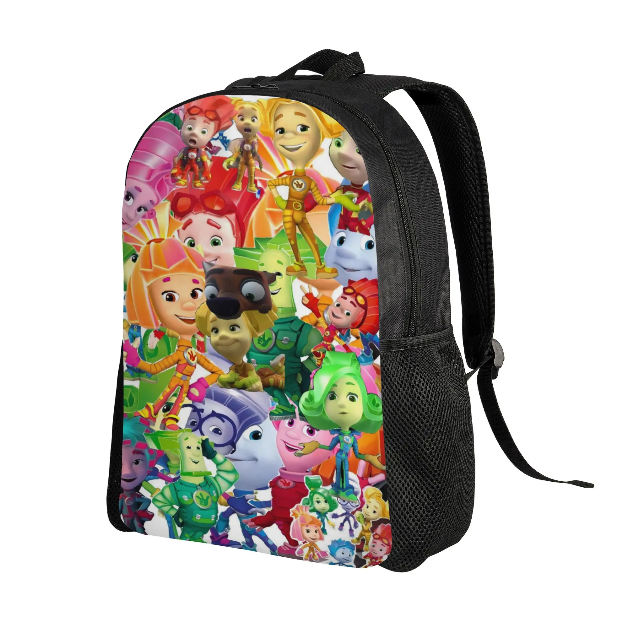 The Fixies Backpack  Daily Backpacks Unisex Custom Durable High School Bags Cool Rucksack