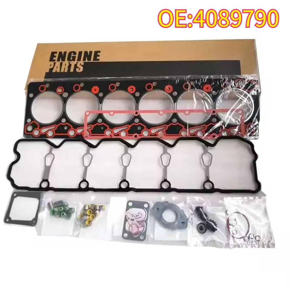 

For 4089790 Bovenste cilinderpakkingset Compatibel met Dodge Truck 2500 3500 1998-2002 Cummins dieselmotor ISB QSB 5.9L 24V 6BT