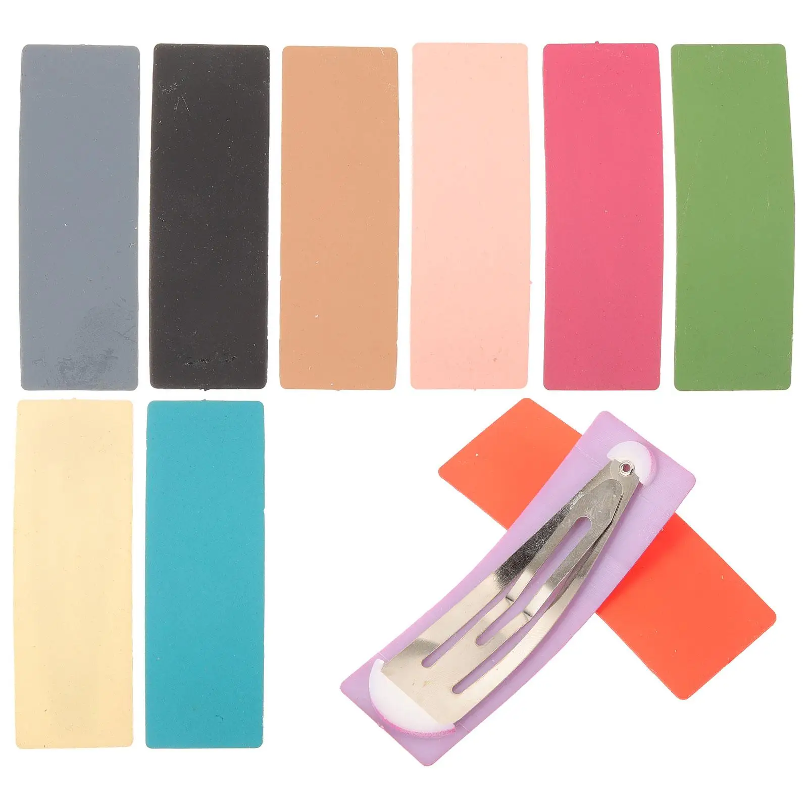 

10 Pcs Clips Women Barrettes Girls Pins Bobby Pins Snap Hair Clips Solid Color Durable Long Lasting Wedding Party Daily Life