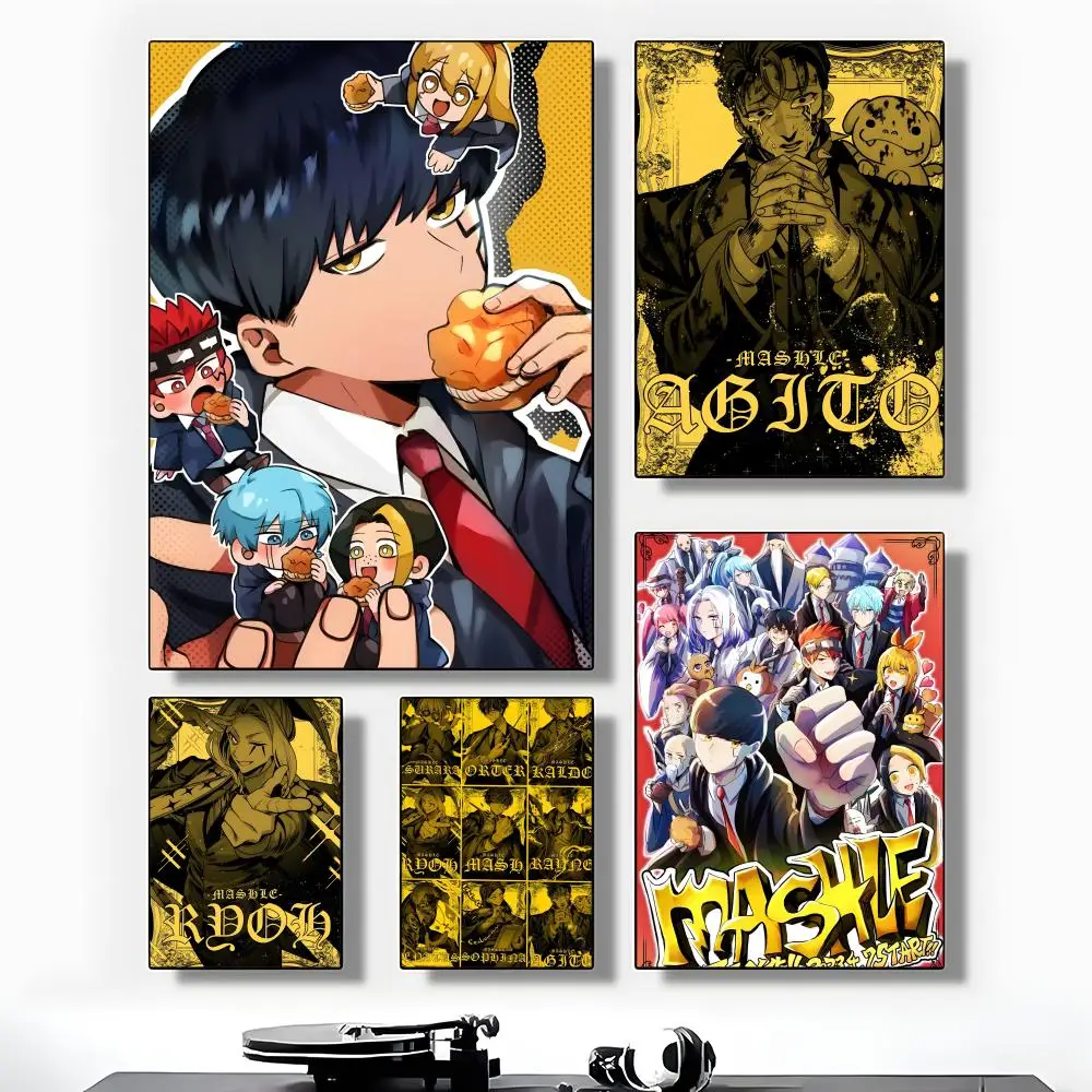 Mashle Magic and Muscles Anime Poster High-Grade Poster For Home Room Bar Cafe Decoration Art & Present