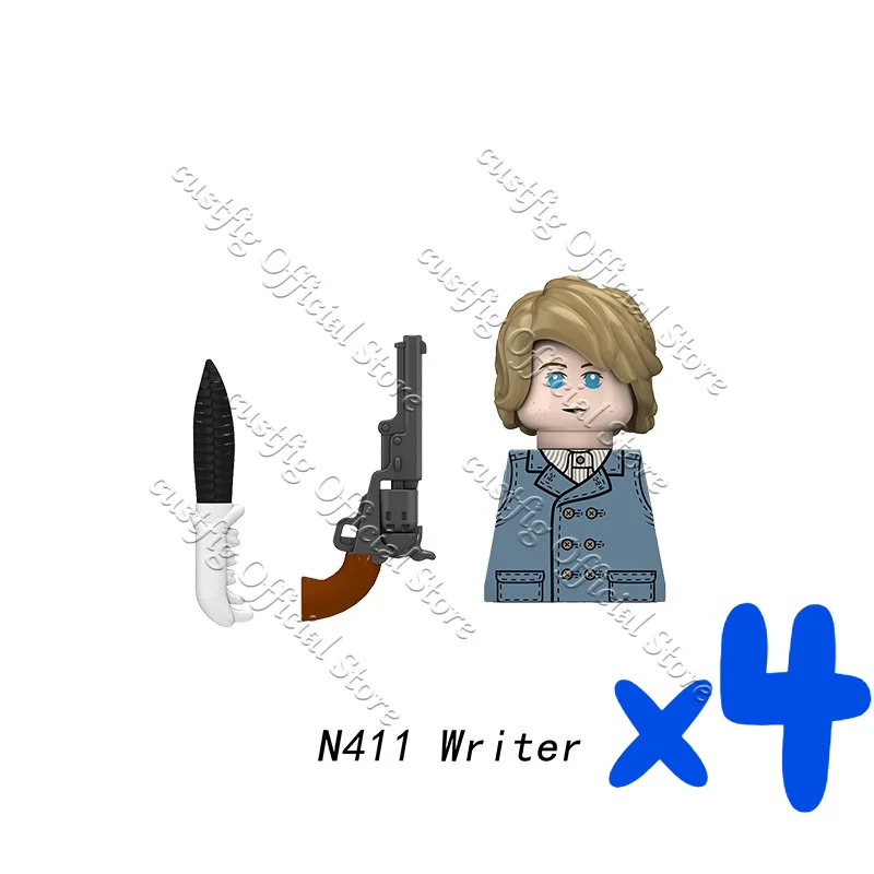US Western Cowboy Militär-Bausteine Amerikanischer Bürgerkrieg Armee-Soldaten-Figuren Infanterie Kavallerie Sheriff Waffen DIY Bausteine Spielzeug