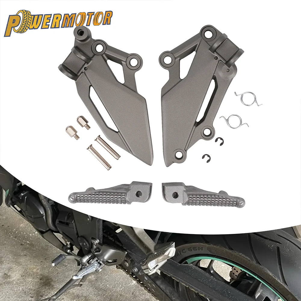 

Motorcycle Front Left Right Bracket Foot Rest For KAWASAKI NINJA 300 250R Z250 Z300 2013 2017 2018 Modification Accessories