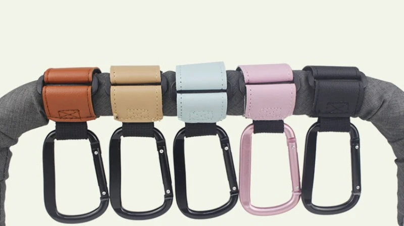 Universelle Kinderwagen-Haken-Clips, Robuster Hängeorganizer für Wickeltaschen, Geeignet für Kinderwagen, Einkaufswagen, Autositze, Babyträger – Detail 4