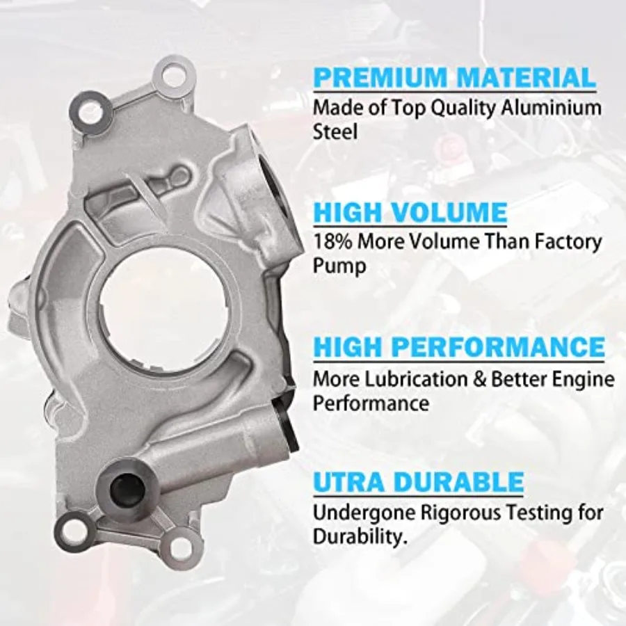 Hochvolumen-Ölpumpen-Ersatz für 4,8 l, 5,3 l, 6,0 l, Chevrolet Silverado Suburban Tahoe Trailblazer GMC Sierra Yukon Cadillac Es