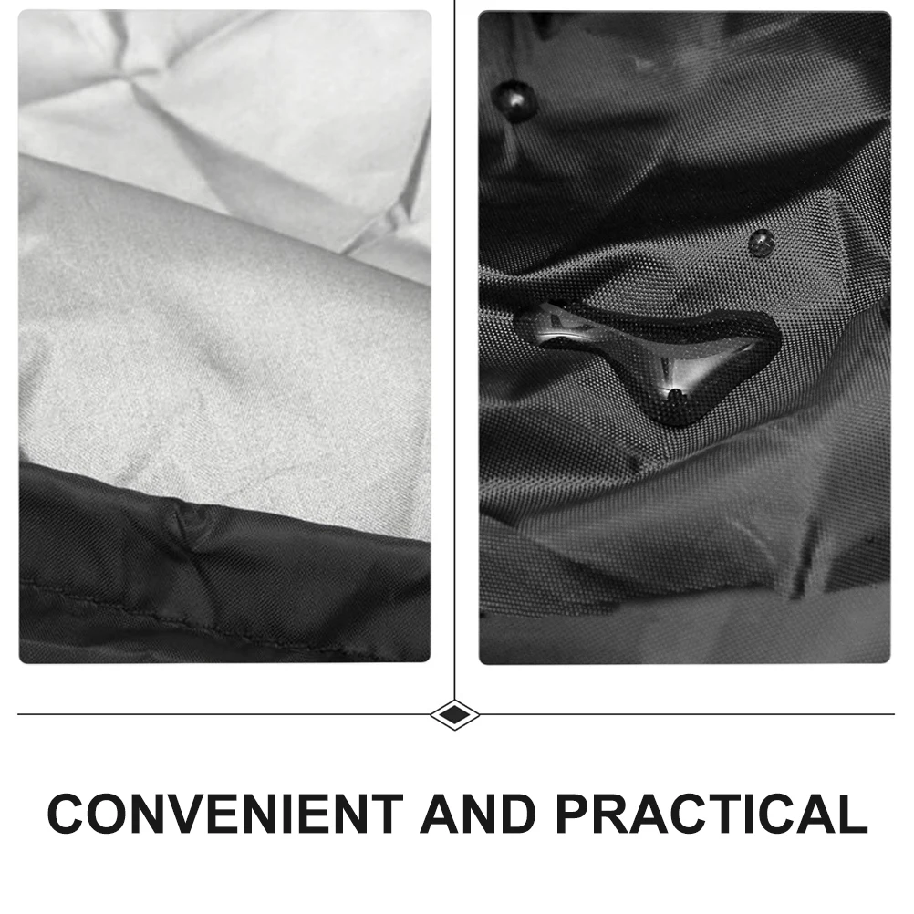 

Garden Bench Waterproof Dust Proof Outdoor Chairs Patio Benches Black Weatherproof Foldable Storage Garden Seat Cover Park Bench