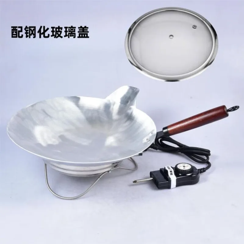 Rock sugar gourd sugar boiling large string special duck bill electric pot commercial pure aluminum special electric pot sugar