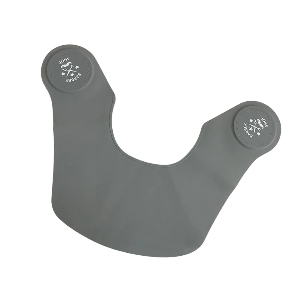Capa de corte de pelo de silicona, cubierta impermeable para el cuello de peluquero, chal de peluquería para salón, hogar, diseño ligero Unisex, no se pega