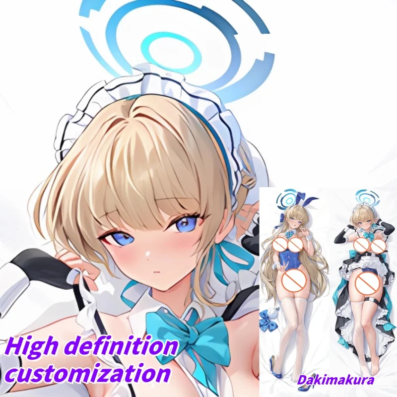 

Dakimakura Anime Pillow Case Blue Archive Toki Double-sided Print Of Life-size Body Pillowcase Gifts Can be Customized