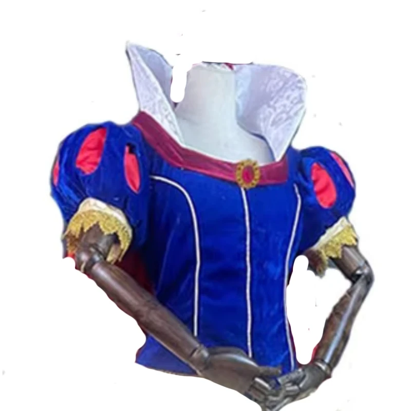 

Top Quality Snow Princess Cosplay Costume Tops Only For Halloween Game Party Adult Women Custom Made