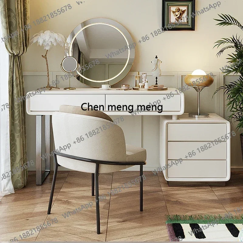 

Modern Luxury Vanity Table Drawers Organizer With Mirror Storage Vanity Table Nordic Design Coiffeuse De Chambre Furniture