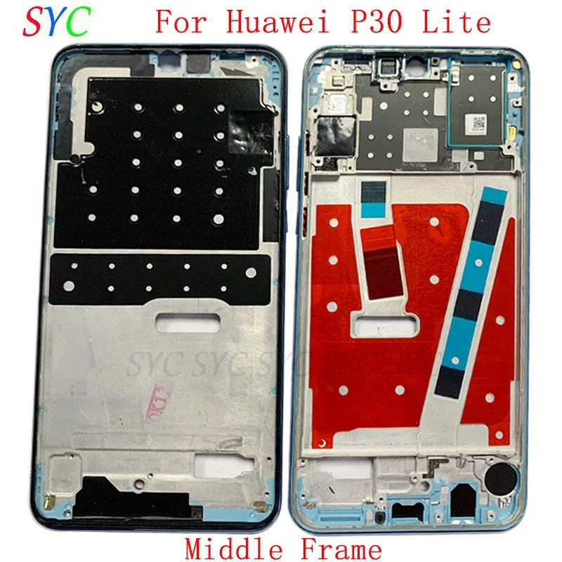 

Middle Frame Center Chassis Cover Metal For Huawei P30 Lite Phone Housing LCD Frame Repair Parts