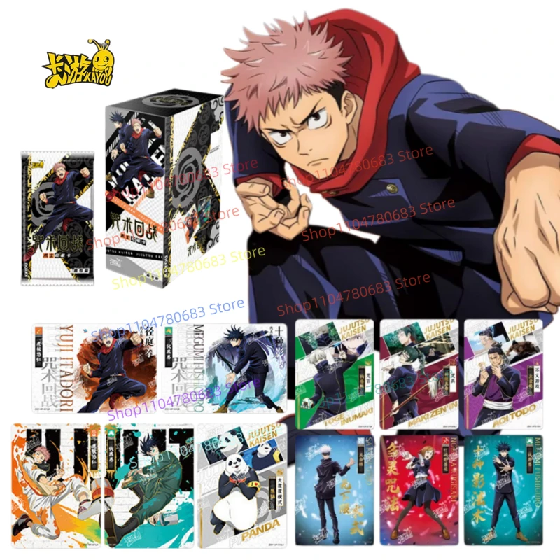 carte-kayuzu-jujutsu-kaisen-collezione-sorcerer-del-capitolo-high-school-volume-1-carte-da-collezione-gojo-satoru-bp-merchandise
